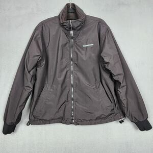 IceArmor by Clam Jacket Mens Medium Black Reversible Fleece Lined Fishing Gear